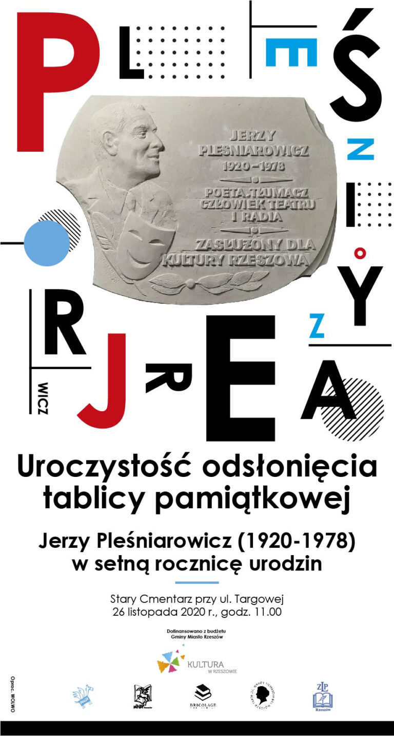 Uroczystość odsłonięcia tablicy pamiątkowej „Jerzy Pleśniarowich (1920-1978) w setną rocznicę urodzin”