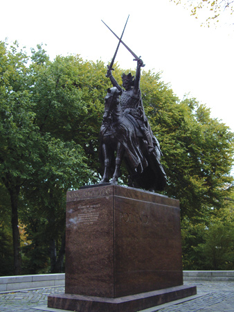 Pomnik króla Władysława Jagiełły w Central Park w Nowym Jorku, fot. Tadeusz Woyniłłowicz