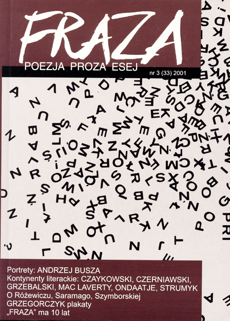 FRAZA NR 33 / 2001