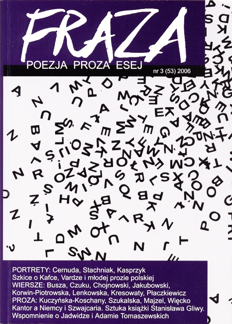 Nowy numer pisma „Fraza” 2006, nr 3 (53)