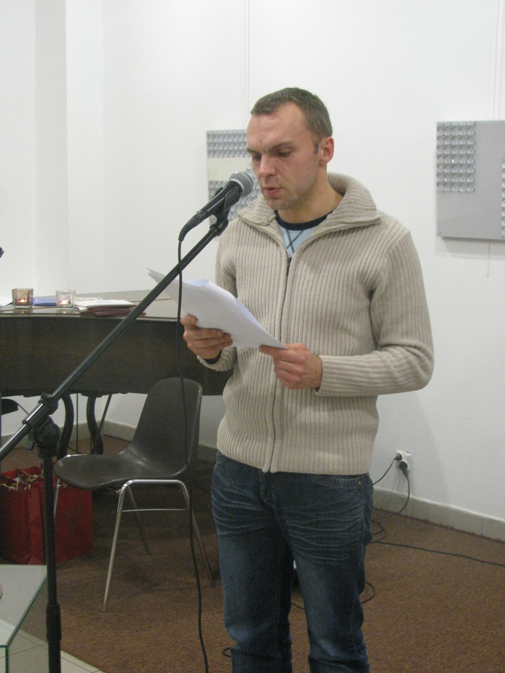 Wojciech Roszkowski - laureat I nagrody X OKP im. K. Ratonia,
fot. Jarosław Nowosad