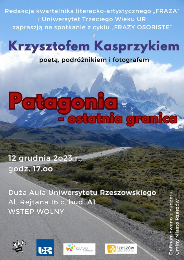 Frazy Osobiste – spotkanie z Krzysztofem Kasprzykiem 12 grudnia 2023 r.