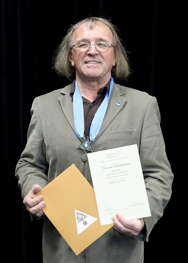 dr hab. Jan Wolski, prof. UR odznaczony Orderem Białego Kruka ze Słonecznikiem 22 listopada 2024 r.
