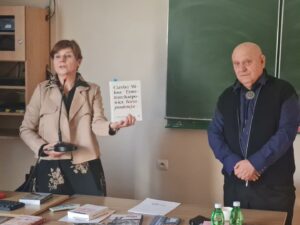 A. Lizakowski i M. Rabizo-Birek na wykładzie w Instytucie Polinistyki i Dziennikarstwa UR Fot. R. Adamski