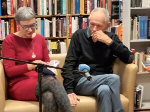 Iwona i Antoni Matuszkiewiczowie, Magdalena Rabizo-Birek, Wypożyczalnia Muzyczna WiMBP w Rzeszowie, 27.10.2023 Fot. Archiwum WiMBP