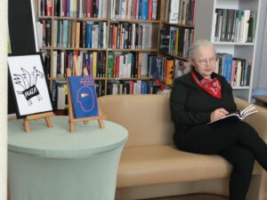 Katarzyna Turaj-Kalińska na spotkaniu w Wypożyczalni Muzycznej WiMBP w Rzeszowie 21.05.24